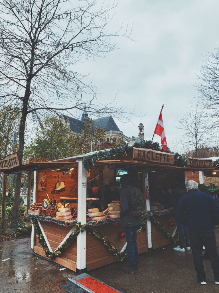 Paris Canopée des Halles Christmas Market in the 1st arrondissement of Paris, Île de France, France