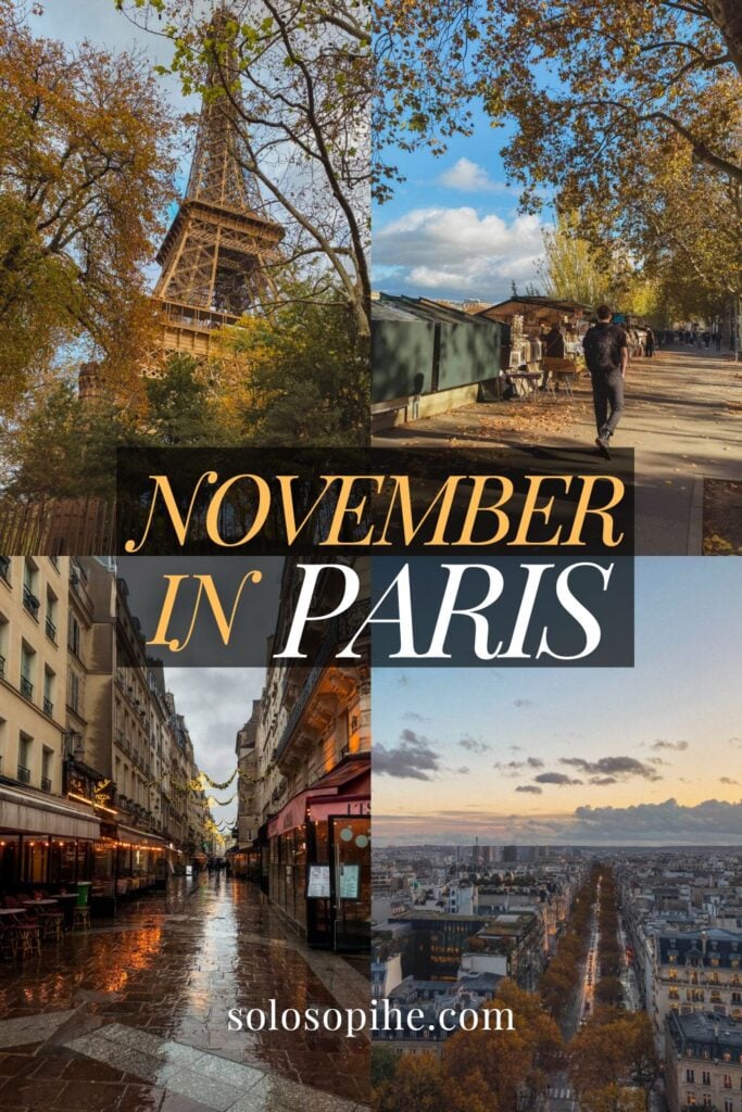 What's on? Paris in November guide. Here are the very best things to do in Paris France during the last autumn month of November