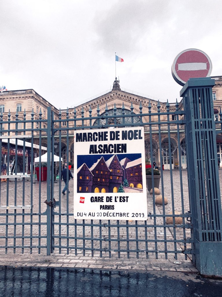 Le Marché de Noël en Alsace à Paris (Gare de l'Est Christmas Market) in Paris, France