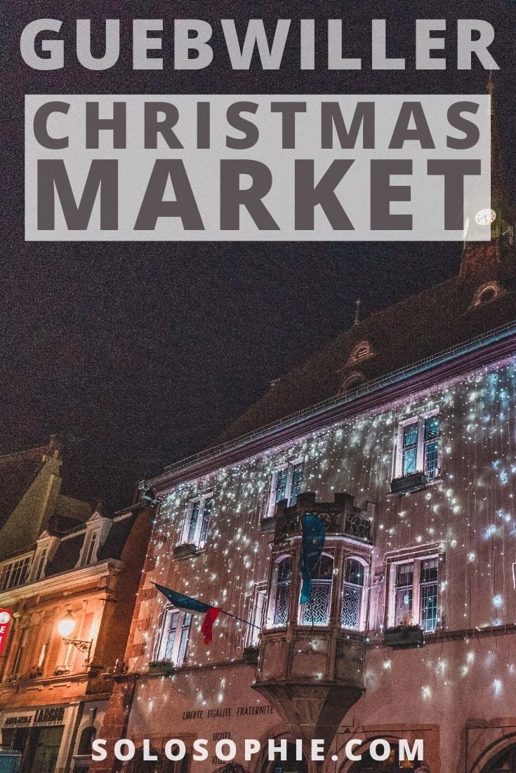 Guebwiller Christmas Market Guide:  Everything you should know about Christmas in Guebwiller (Noël Bleu - blue Christmas); festive illuminations and Christmas things to do in Guebwiller, Alsace, East France