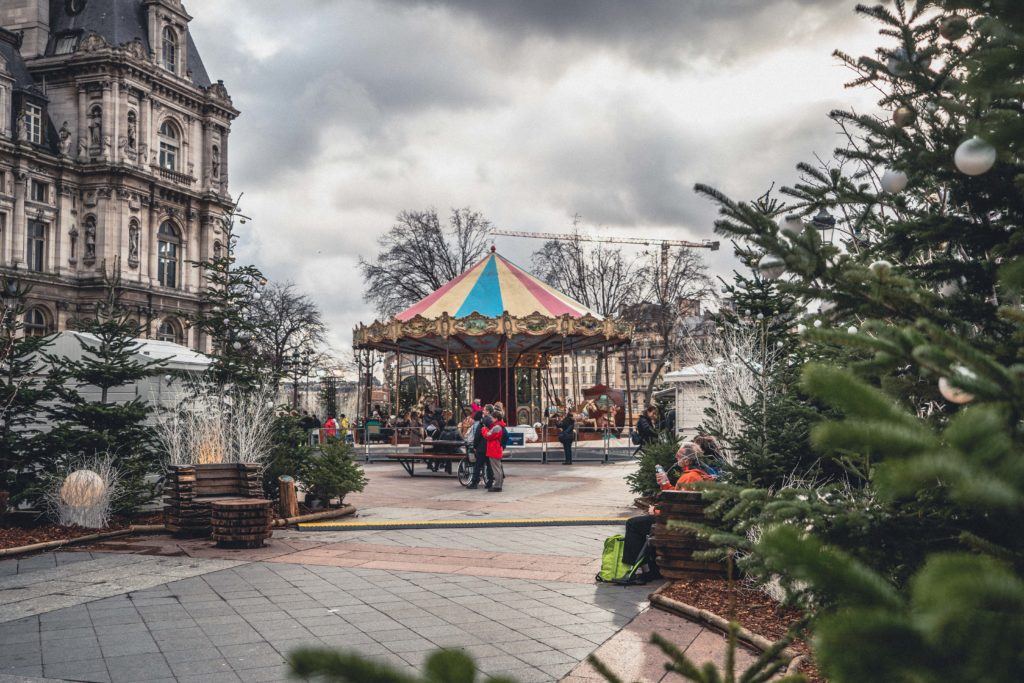 Hôtel de Ville Christmas Village: Market, Events & Illuminations in the 4th arrondissement of Le Marais, Paris, France