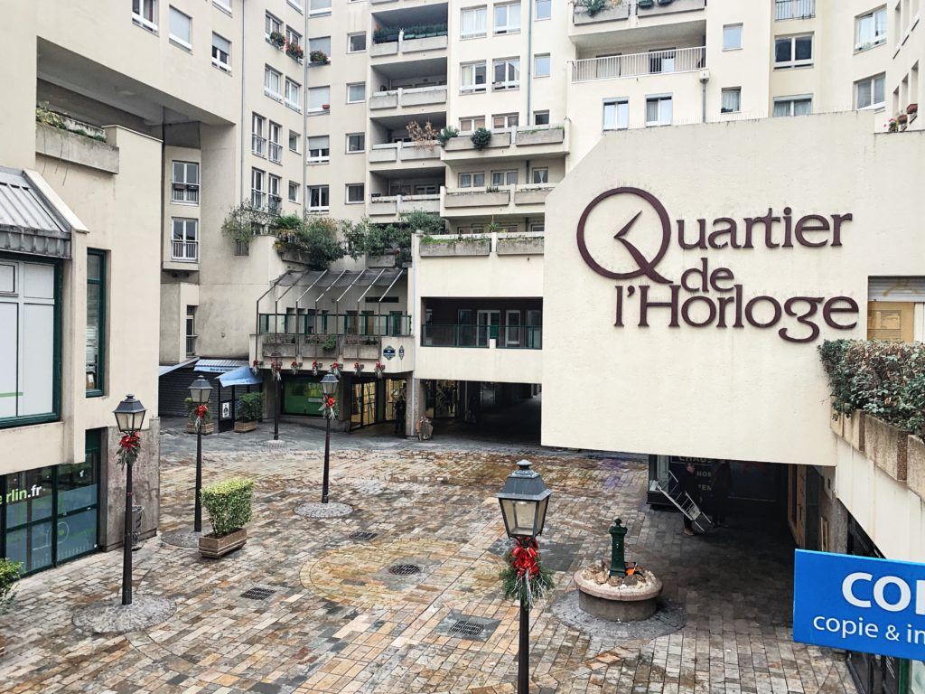 Le Défenseur du Temps (The Defender of Time) Clock in Le Marais, Paris, France