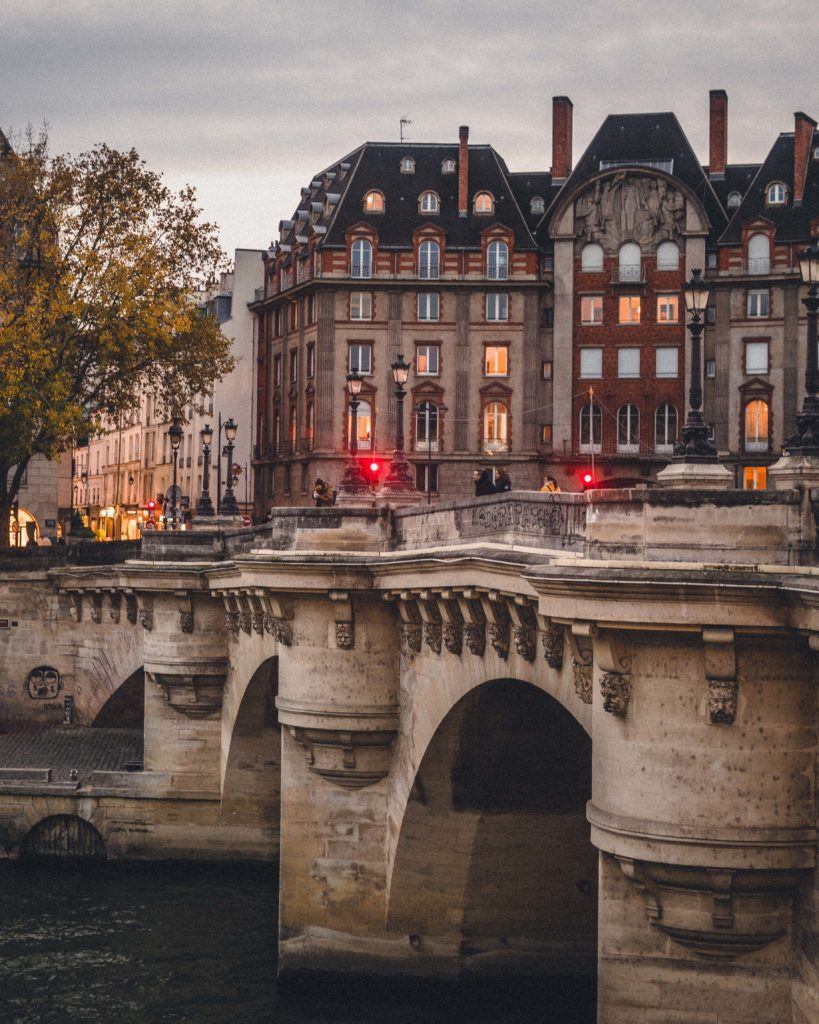 Pont Neuf, The Oldest Still Standing Bridge in Paris, 1st arrondissement 17th century bridge paris france