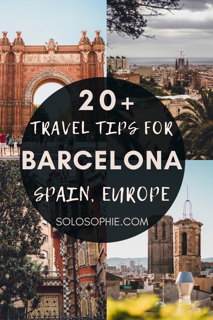 20+ Barcelona Travel Tips You Must Know Before Your First Visit. A complete guide to things to do in Barcelona as well as Barcelona mistakes to avoid in Catalonia Spain