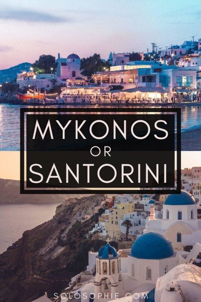 Mykonos or Santorini: Which Should You Visit? Looking for the best greek island to visit in Greece? Here's where to go this year and why!