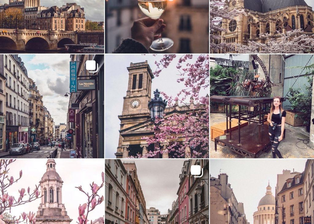 Scroll through gorgeous photo feeds