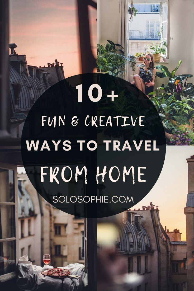 Armchair Travel: Inspired Ways You Can Travel Without Leaving Home. How to cure Wanderlust in your house with these travel via your couch ideas