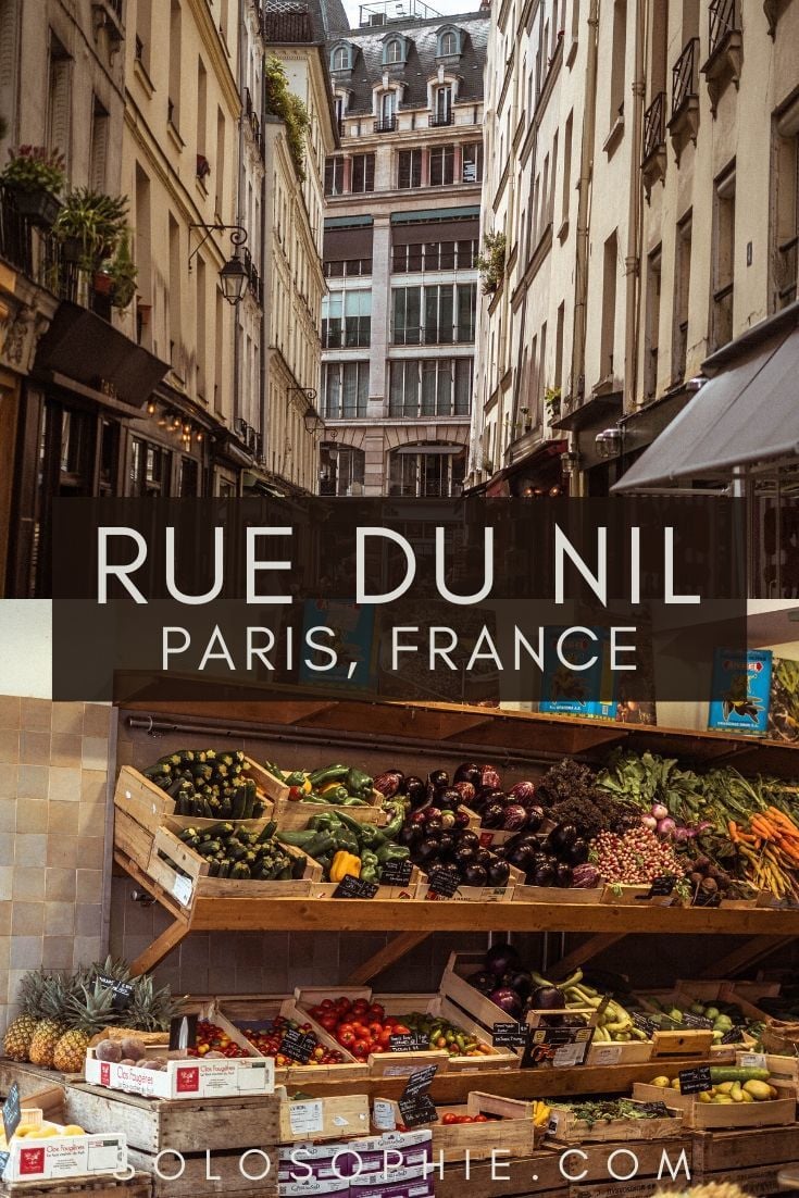 Rue du Nil: A Shopping Street in the 2e Arrondissement, Paris, France