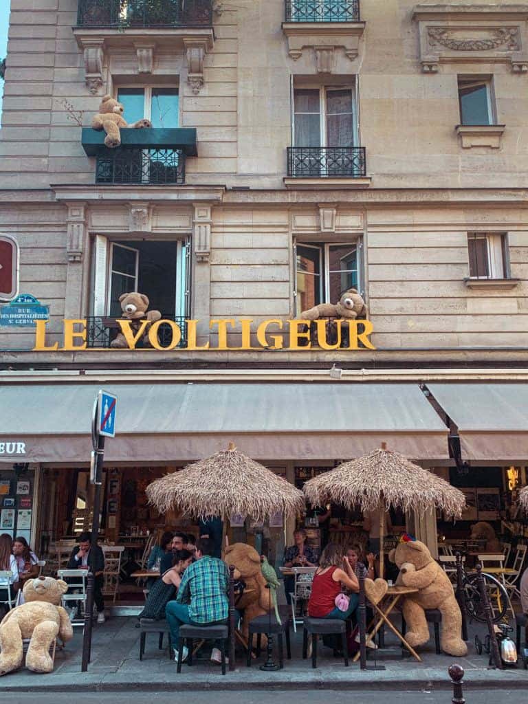 These Paris Cafés Are Using Teddy Bears to Social Distance Customers
