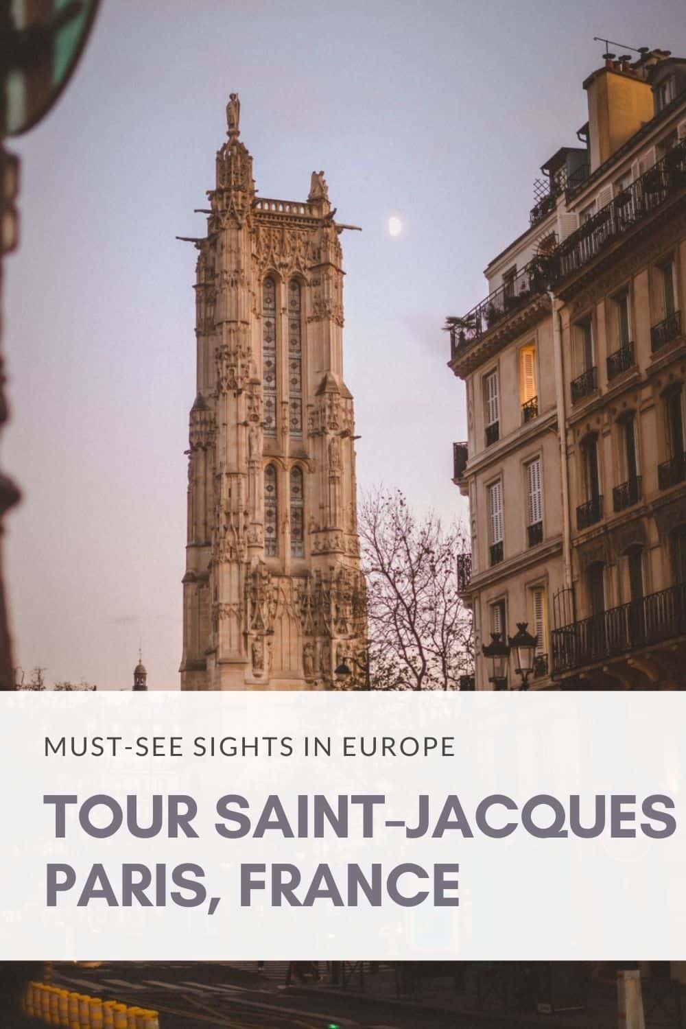 Tour Saint Jacques: The Gothic Remains of a 16th-Century Church/ hidden marais paris