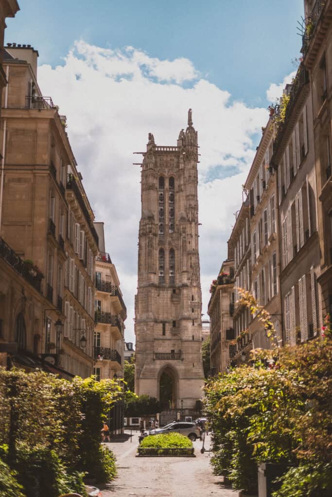 tour Saint Jacques le Marais Paris France