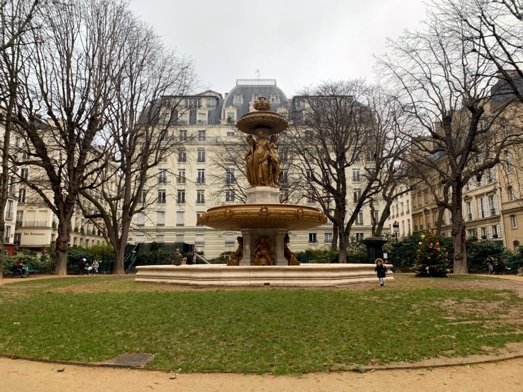Fontaine Louvois Paris France