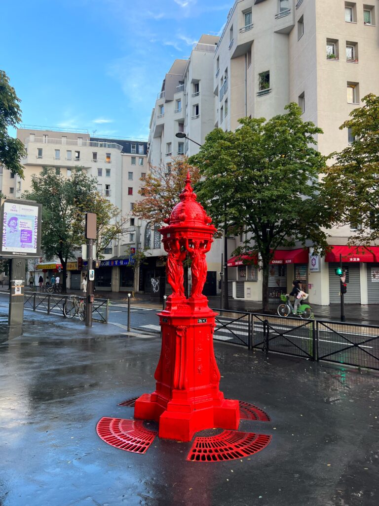 red wallace fountain
