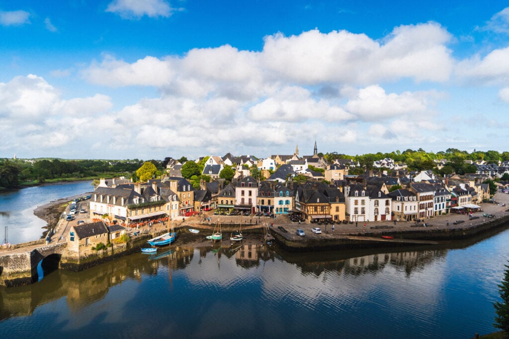 view of auray from above