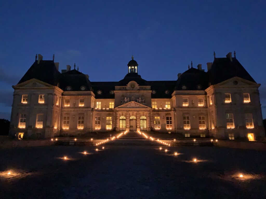 soirée aux chandelles au Château de Vaux le Vicomte
