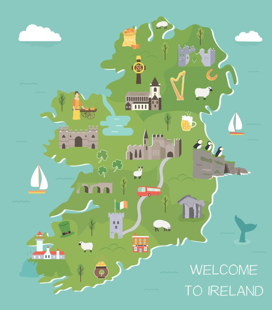 ireland map