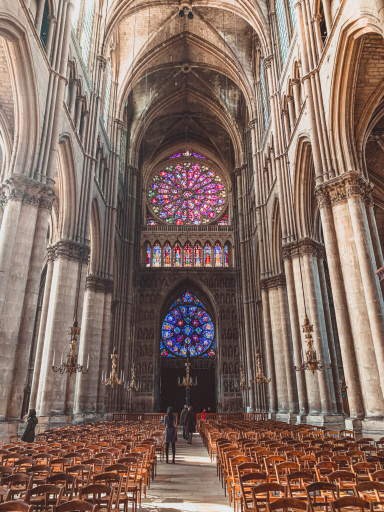 rose window reims cathedral france
