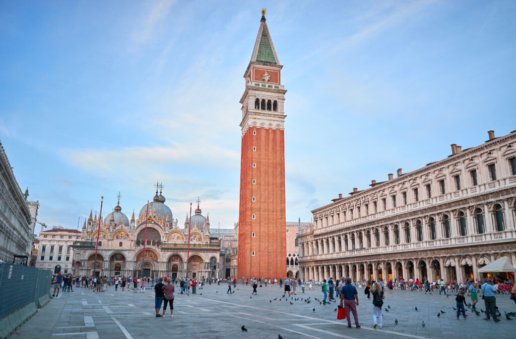 Campanile at Sunset in Venice
