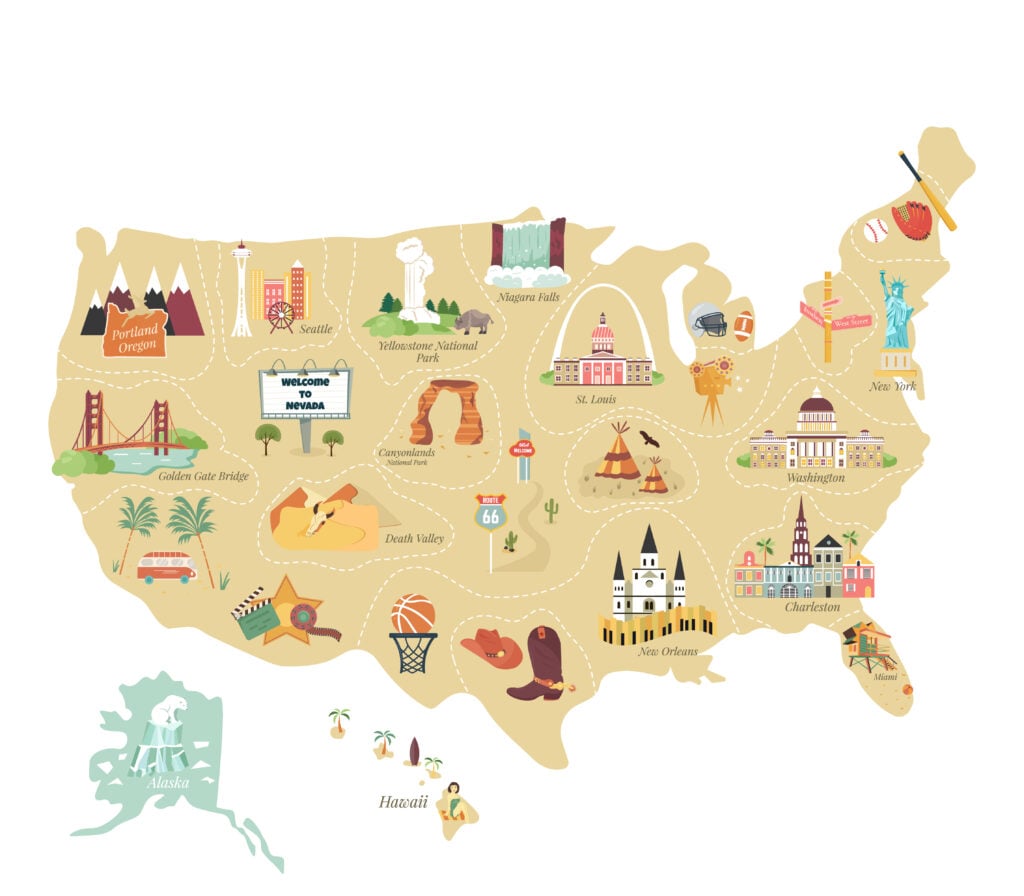 usa landmarks