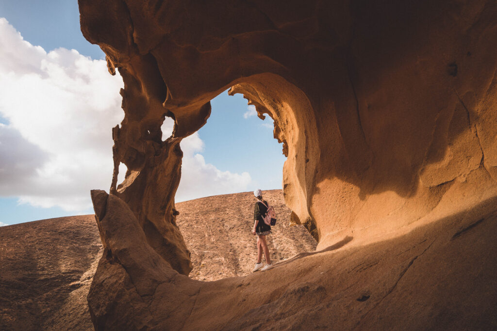 natural stone archway fuerteventura