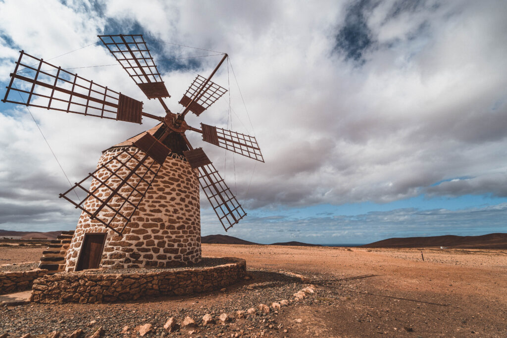 windmill on fuerteventura