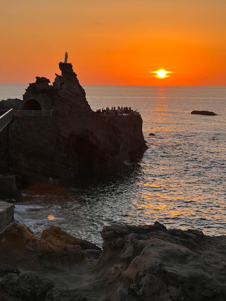 biarritz sunset