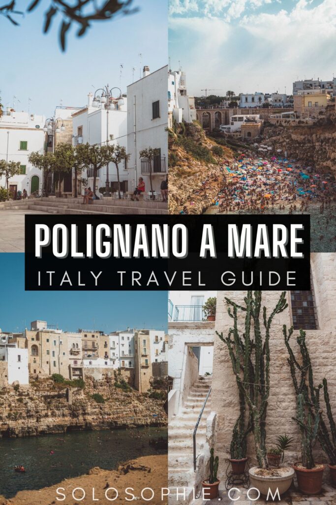 polignano a mare/ puglia travel guide southern Italy Europe travel