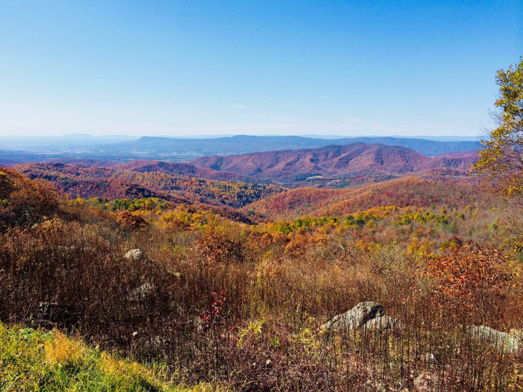 The Point Overlook Shenandoah NP Fall
