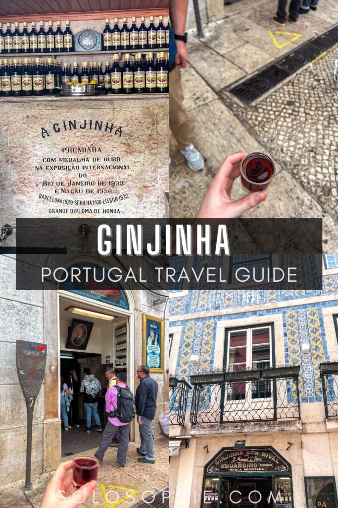 ginjinha/ how to try the cherry liqueur of lisbon portugal/ europe travel guide