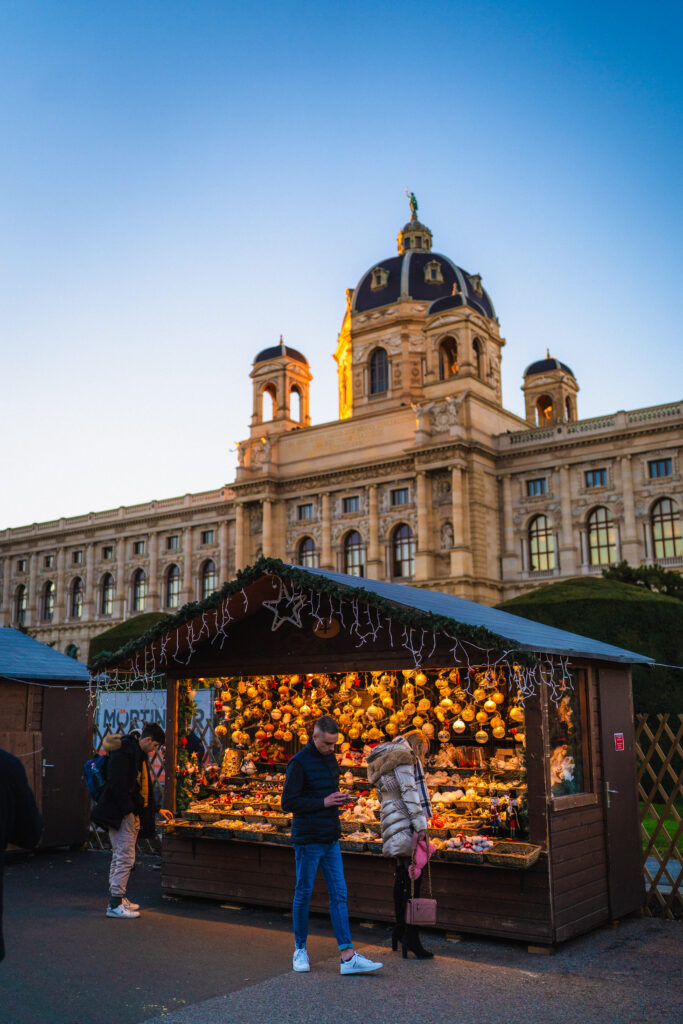Weihnachtsdorf on Maria-Theresien-Platz