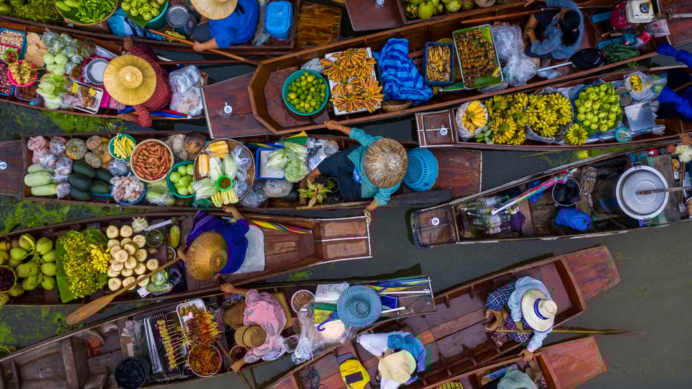 Damnoen Saduak Floating Market