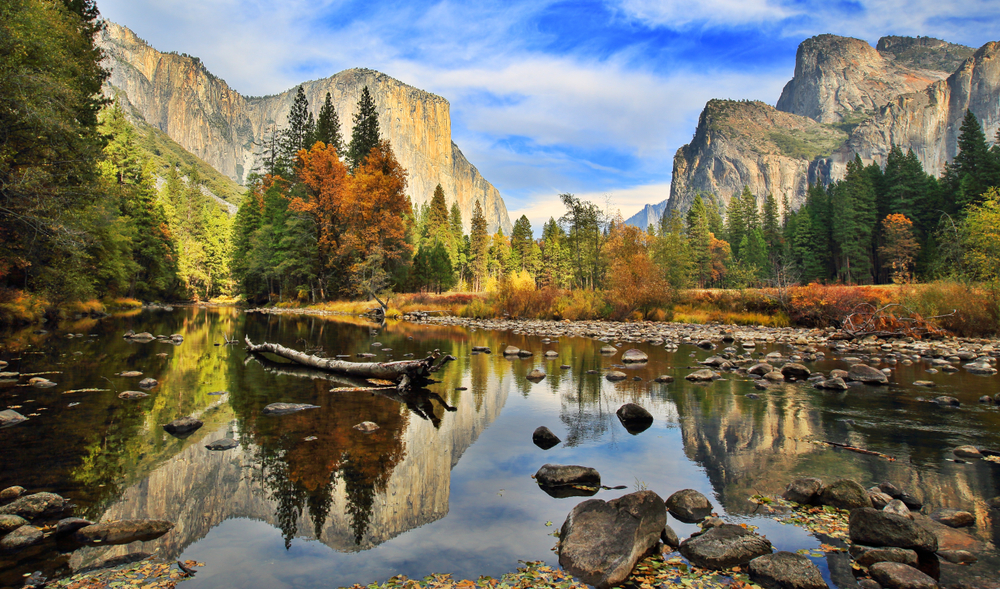fall in yosemite