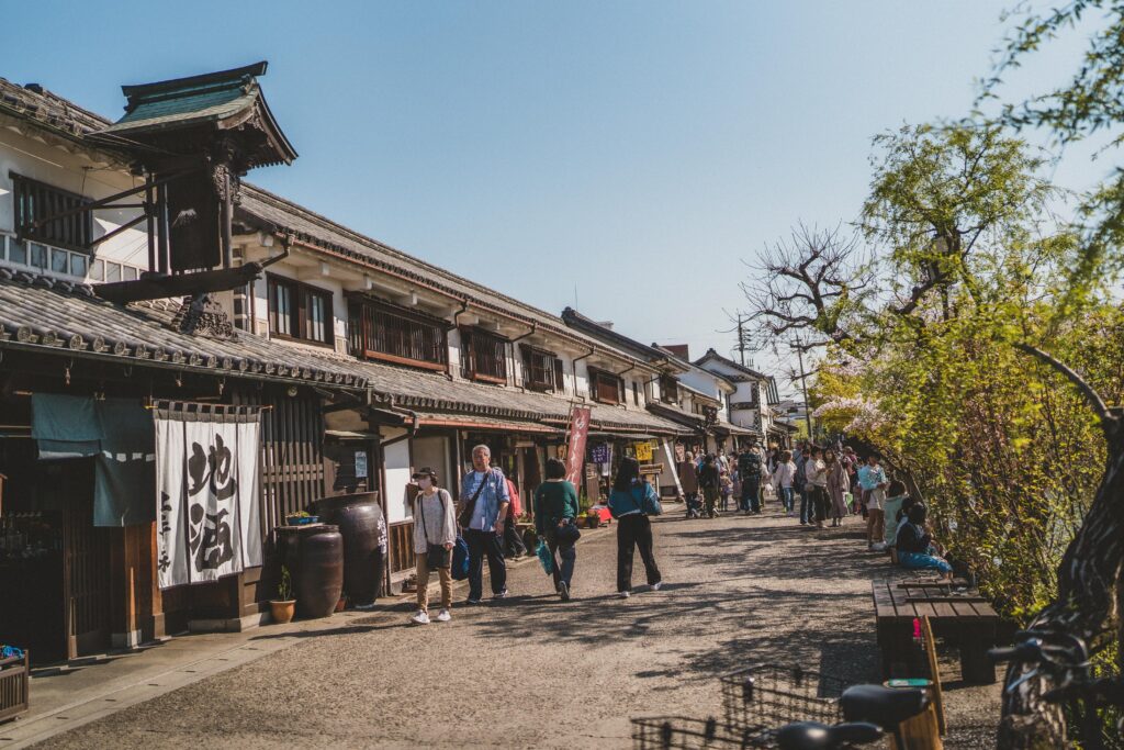 shopping at kurashiki bikan historical quarter