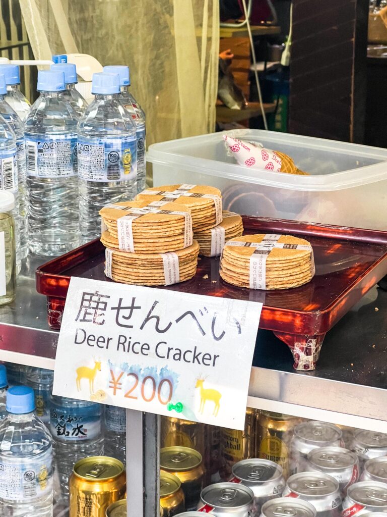 deer senbei nara