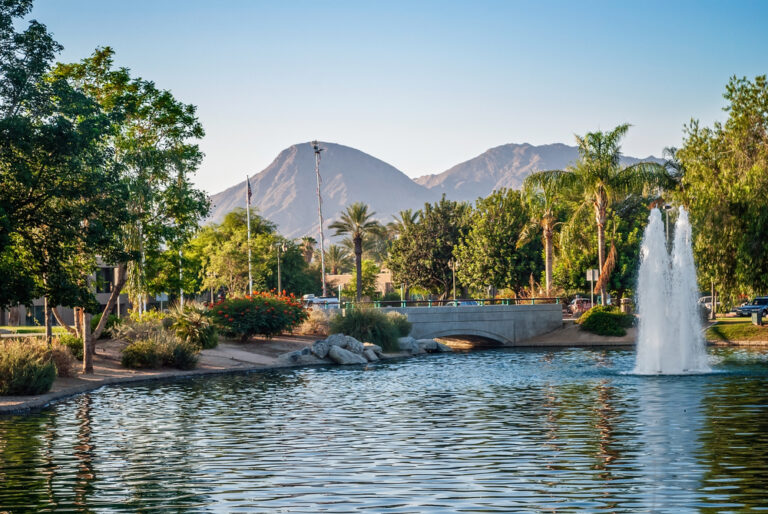A scenic municipal park in sunny Palm Springs