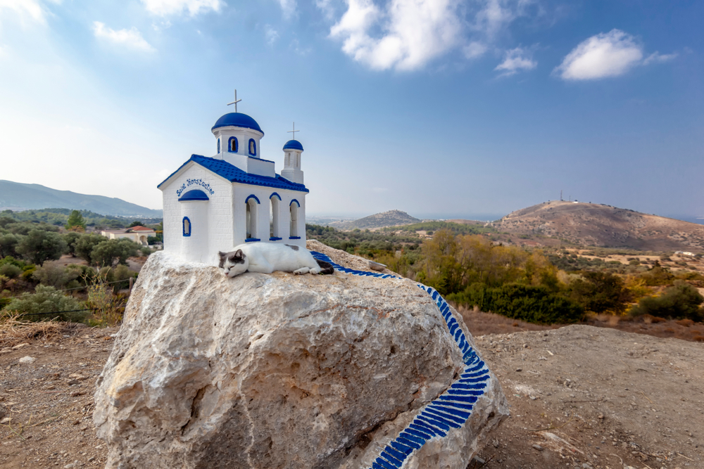 Kos island Zia village