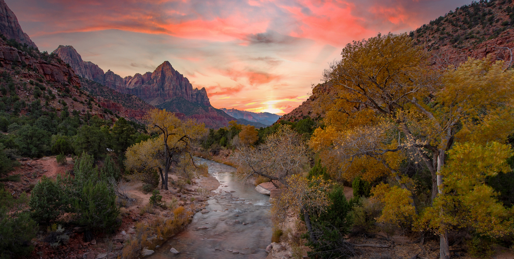 zion at sunrise
