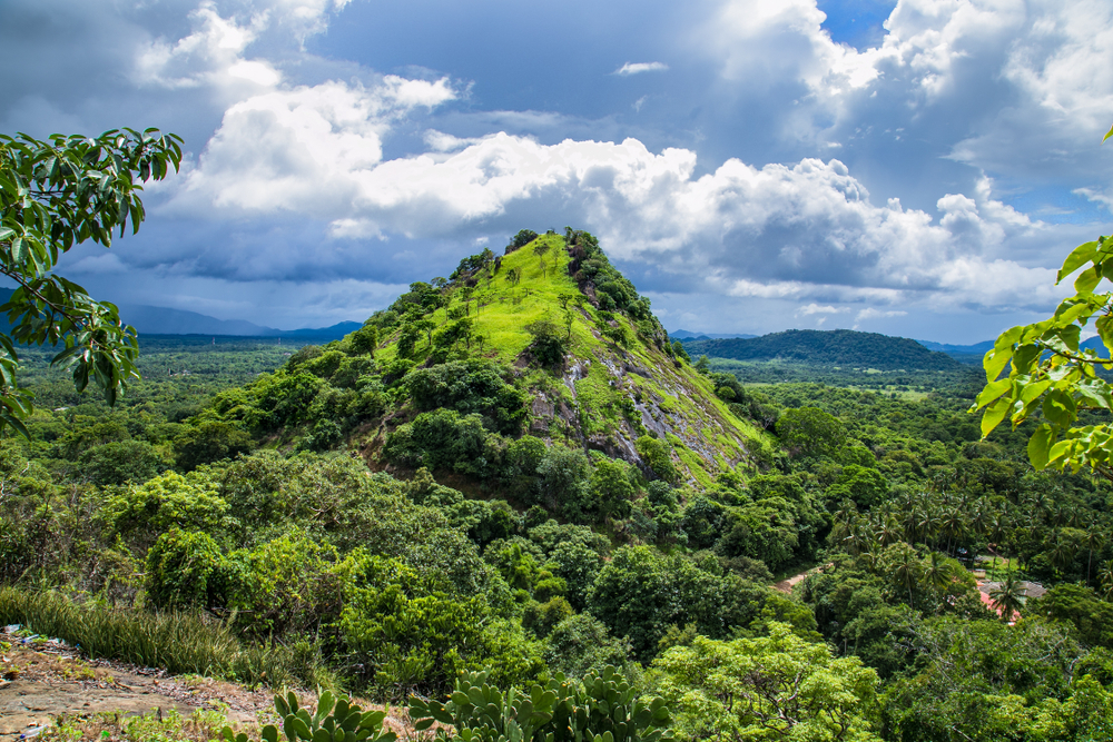 View over the mountains from Little Adams Peak