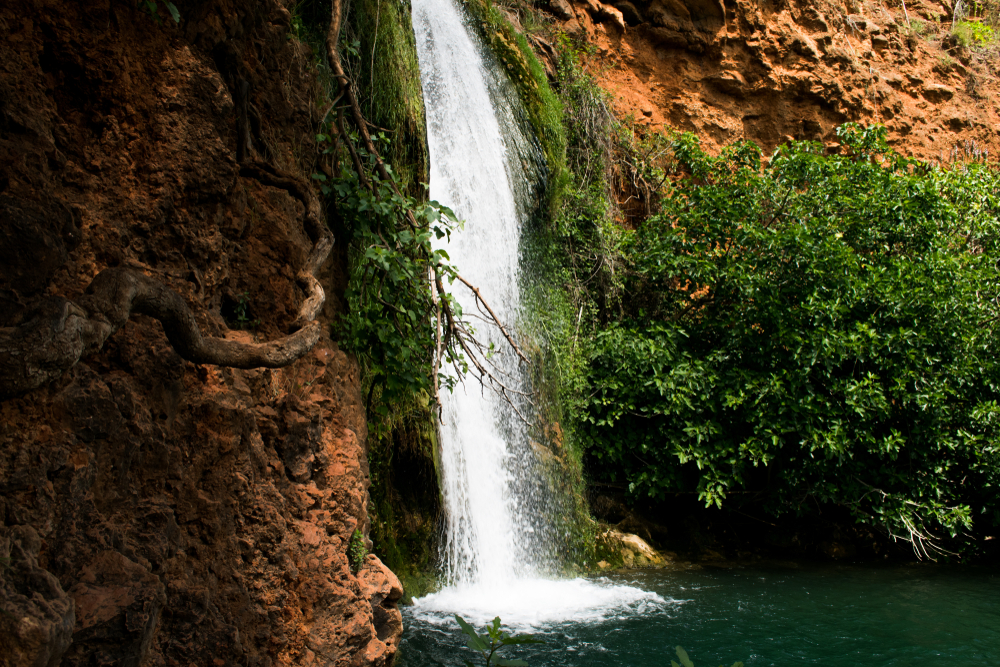 waterfall in the town of Alte