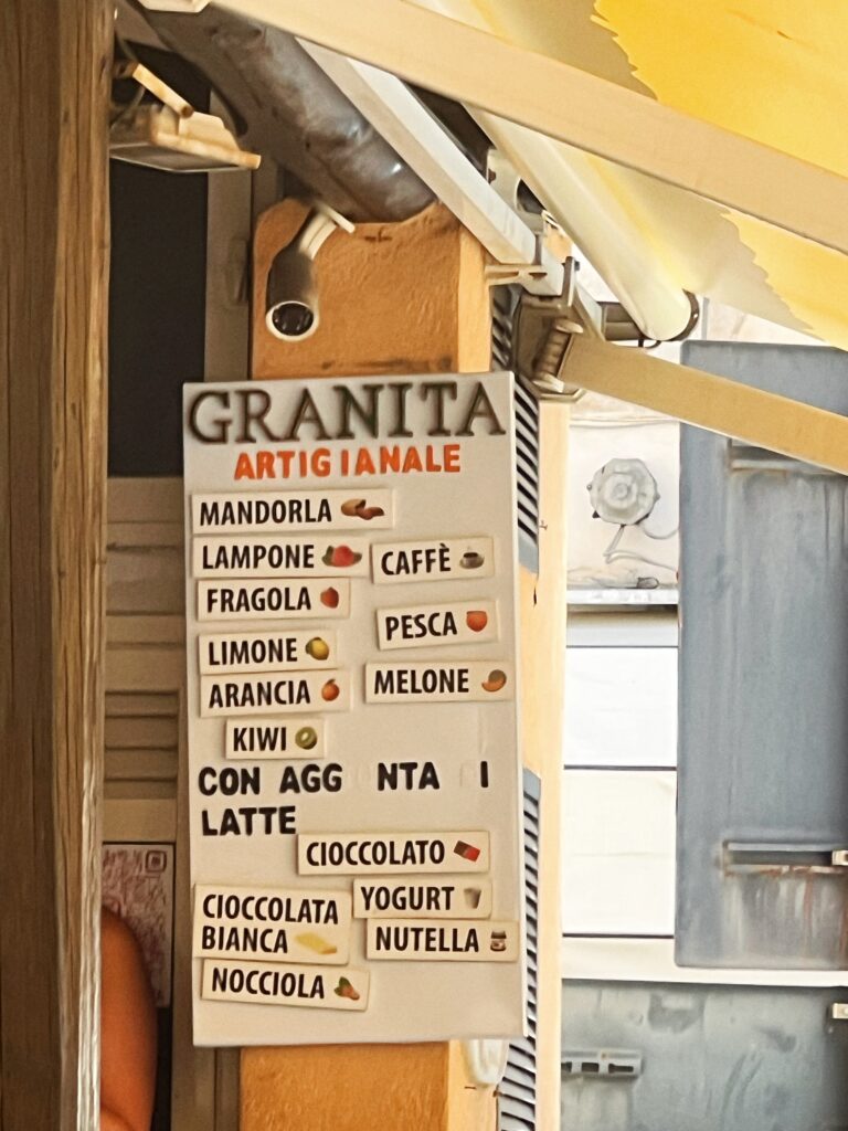 taormina menu