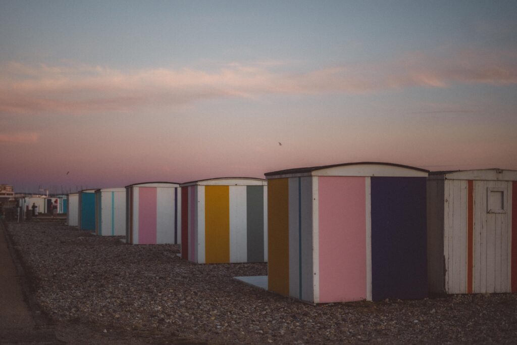 beach huts le havre