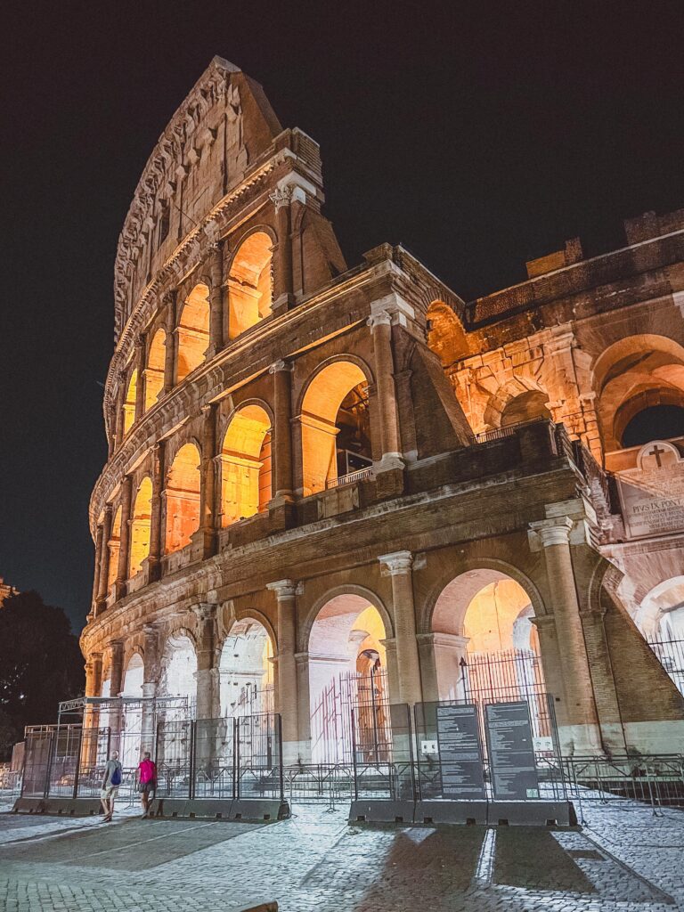 colosseum at night