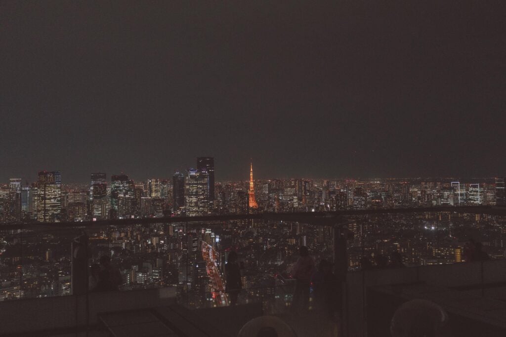shibuya sky at night