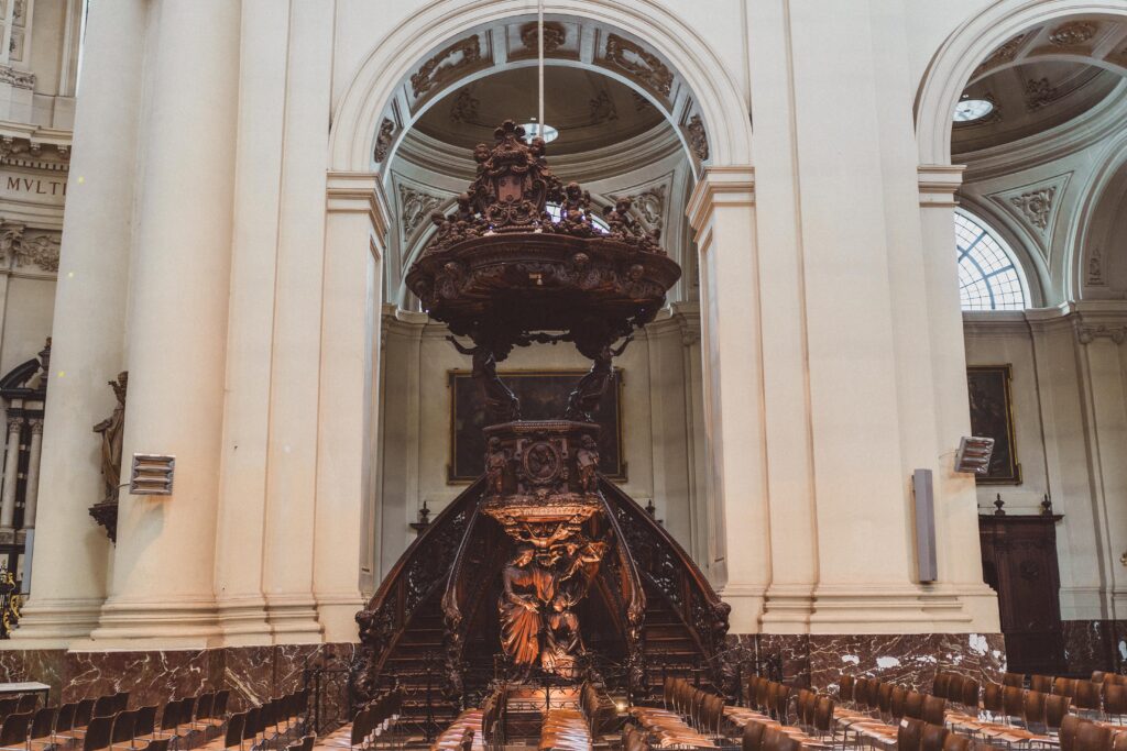 interior of main church namur