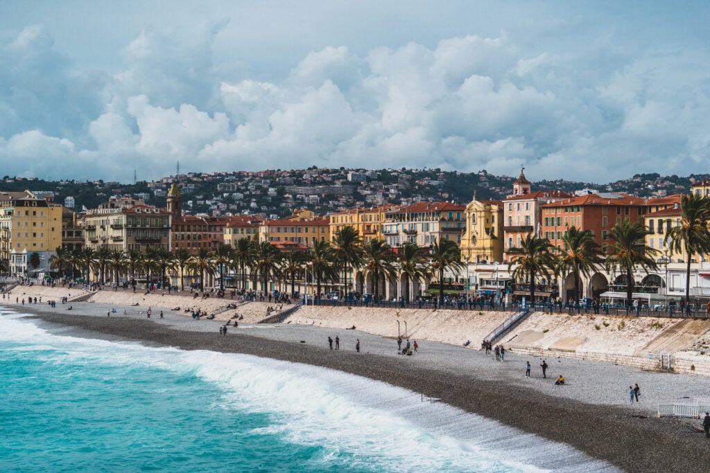 view overlooking the Promenade des Anglais