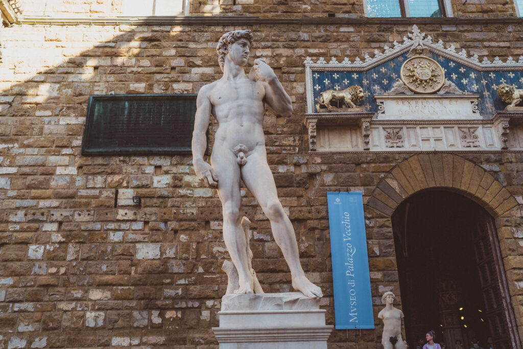 Replica of statue of David