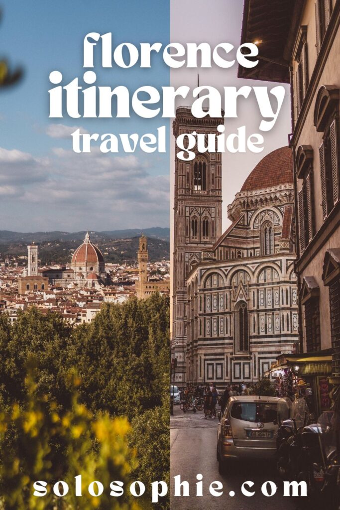 3 days in florence/ best things to do in firenze italy travel guide/ europe travel itinerary