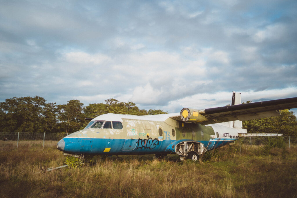 Airplane in Tempelhof 
