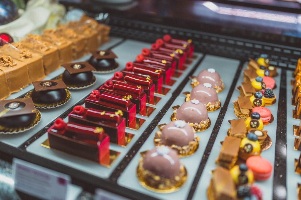pastries at cafe central vienna