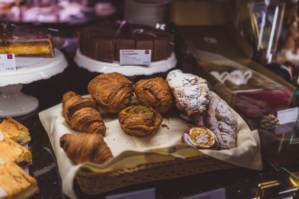 pastries at  Café Central Vienna 